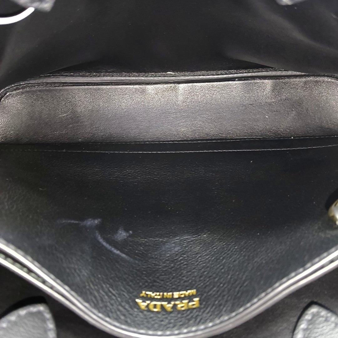 Buckle Small Calfskin Black