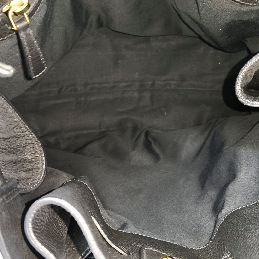 Calfskin Tote Bag Black