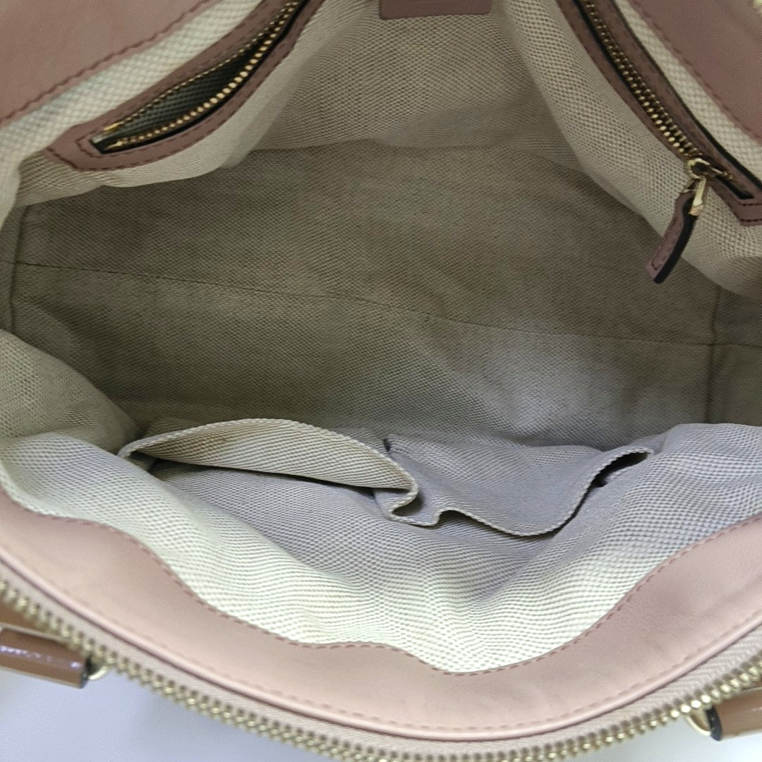Authenticated pre-owned  Soho Small Patent Leather Beige - Tote Bag at Looply