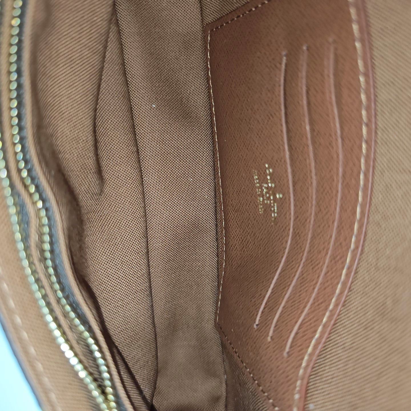 IVY Monogram Coated Canvas Brown