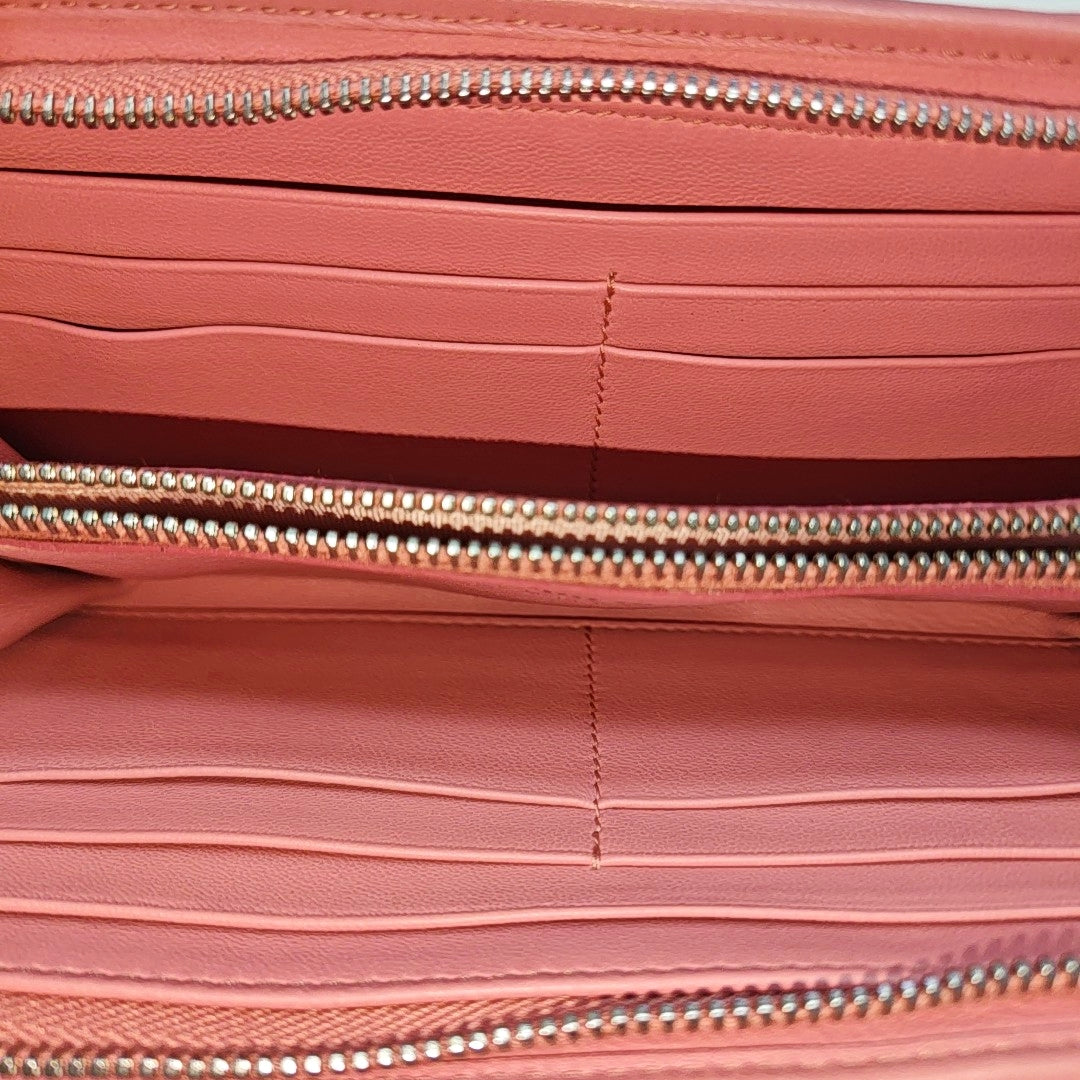 Quilted Lambskin Wallet Multicolor