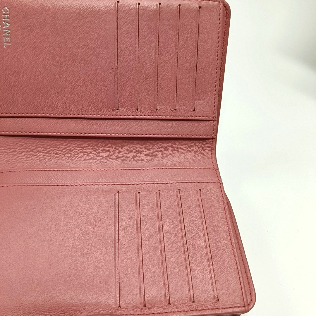 Lambskin Wallet Pink