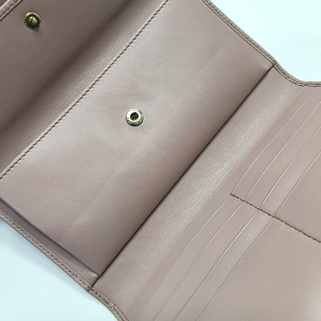 Calfskin Wallet Pink
