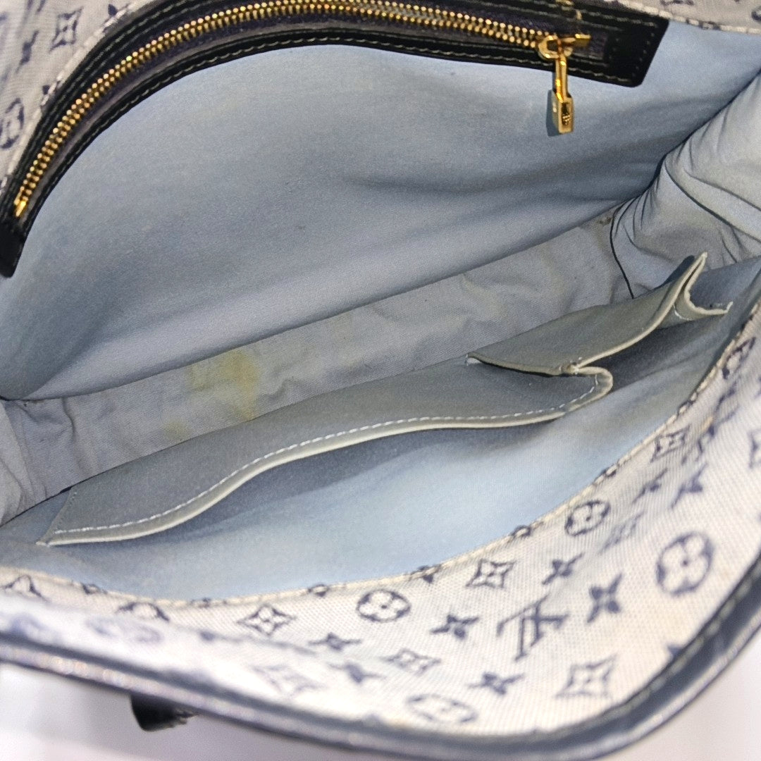 MARY KATE Monogram Canvas Gray