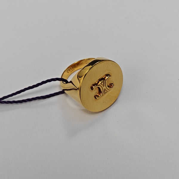 Brass Gold Ring EU 52
