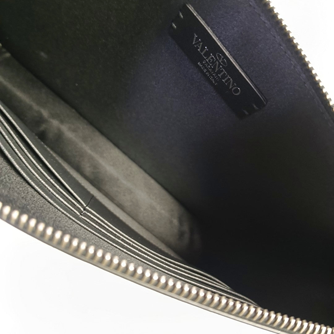 Vltn Calfskin Silver