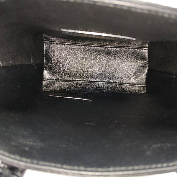 Calfskin Shoulder Bag Black