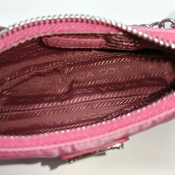 Nylon Shoulder Bag Pink