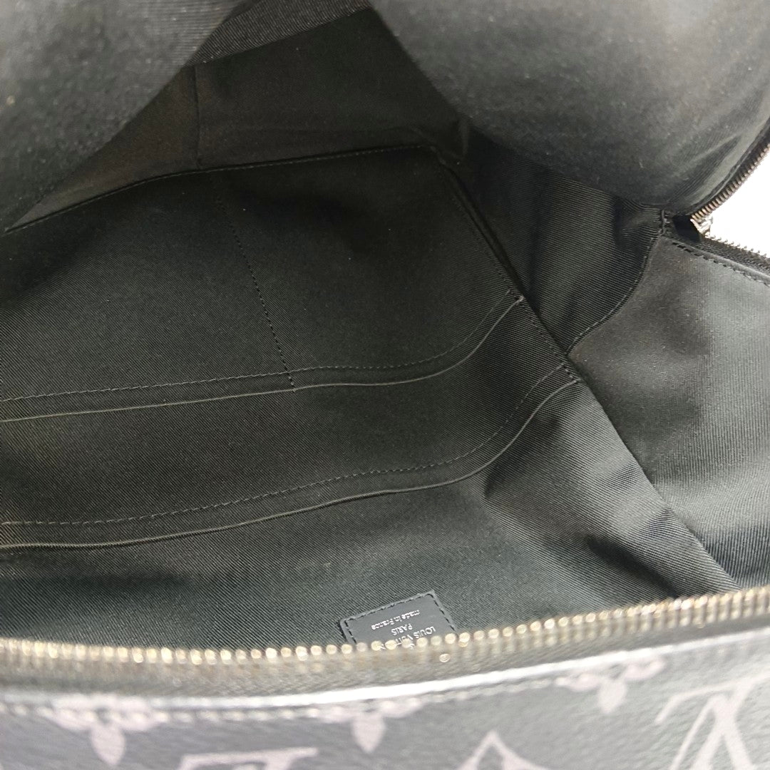 DISCOVERY PM Monogram Coated Canvas Black