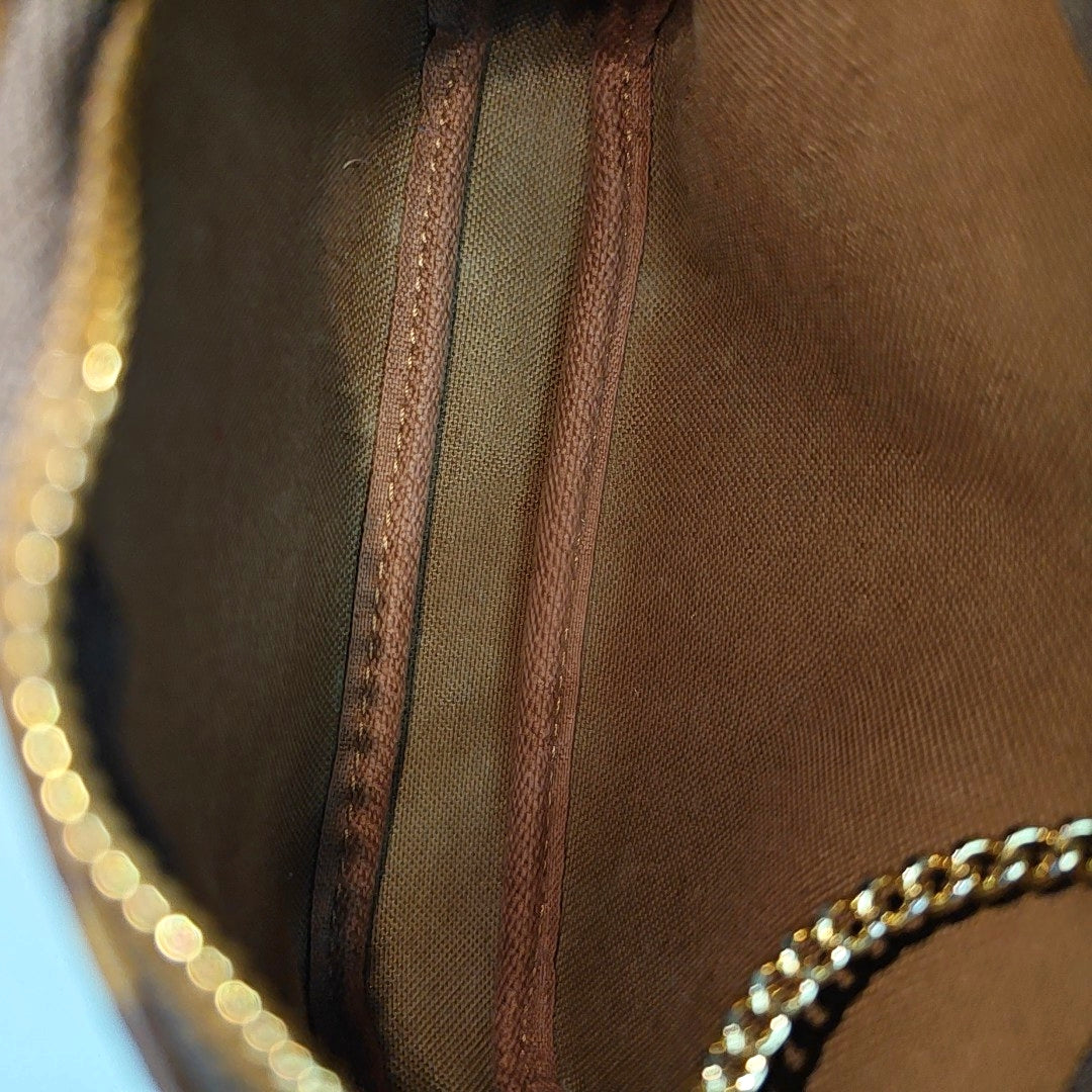 ACCESSOIRES Mini Monogram Coated Canvas Brown
