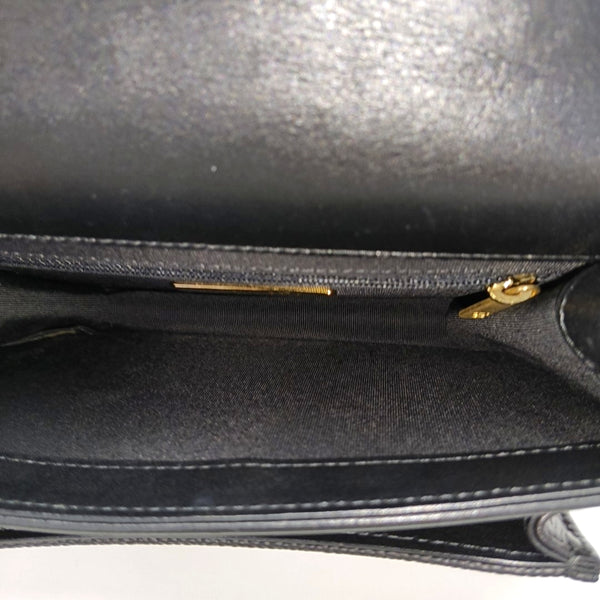Quilted Calfskin Shoulder Bag Black