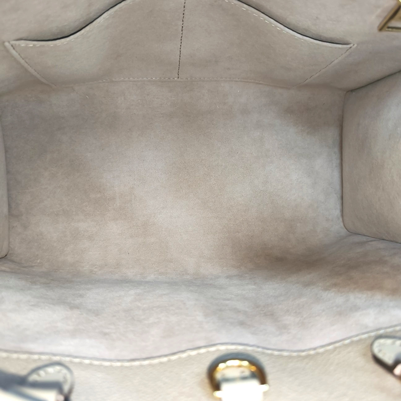 ONTHEGO MM Monogram Calfskin Gray