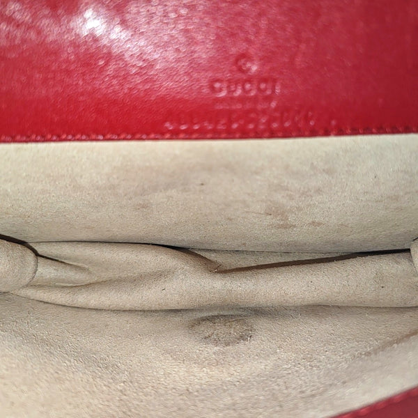 GG Marmont Super Mini Quilted Calfskin Red