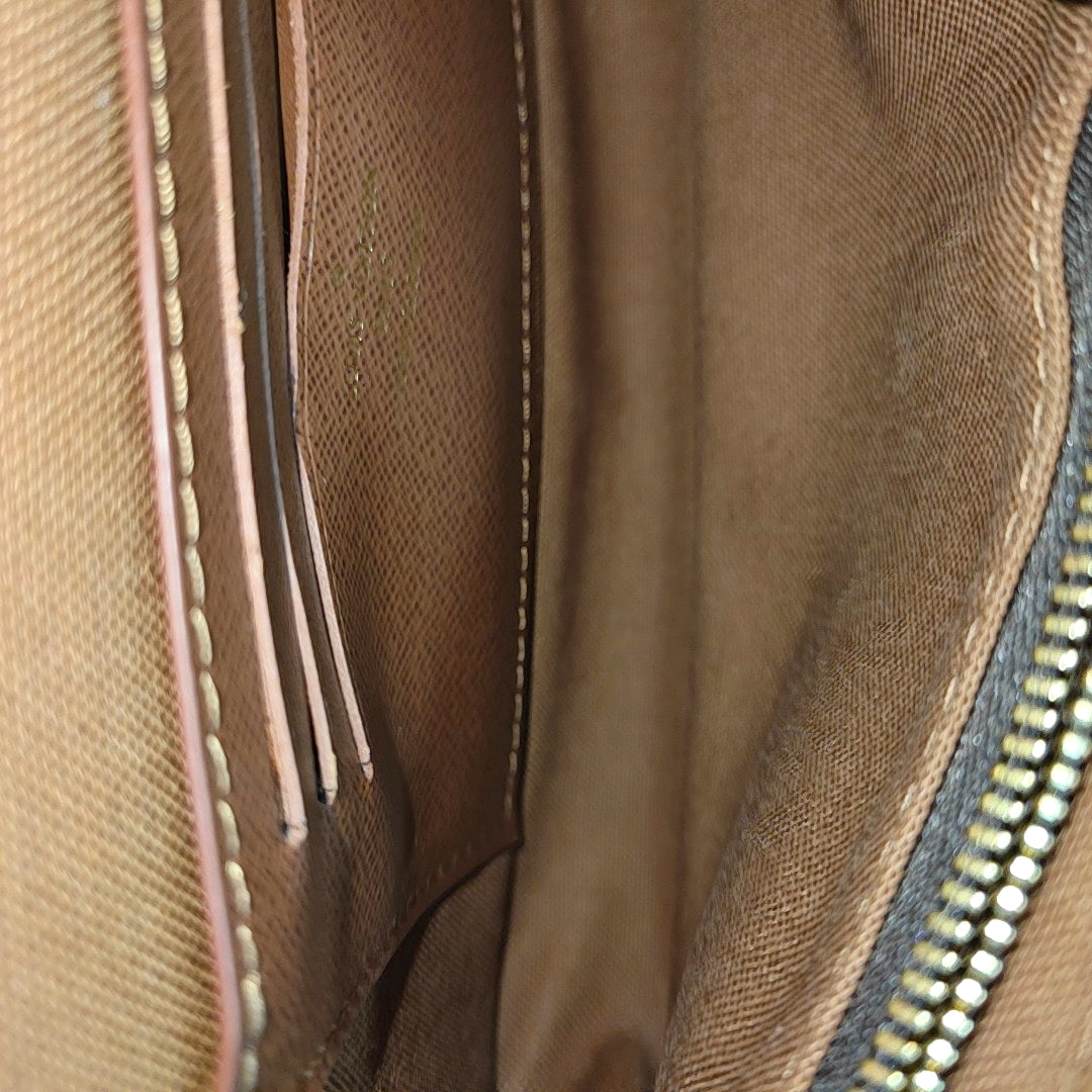 IVY Monogram Coated Canvas Brown