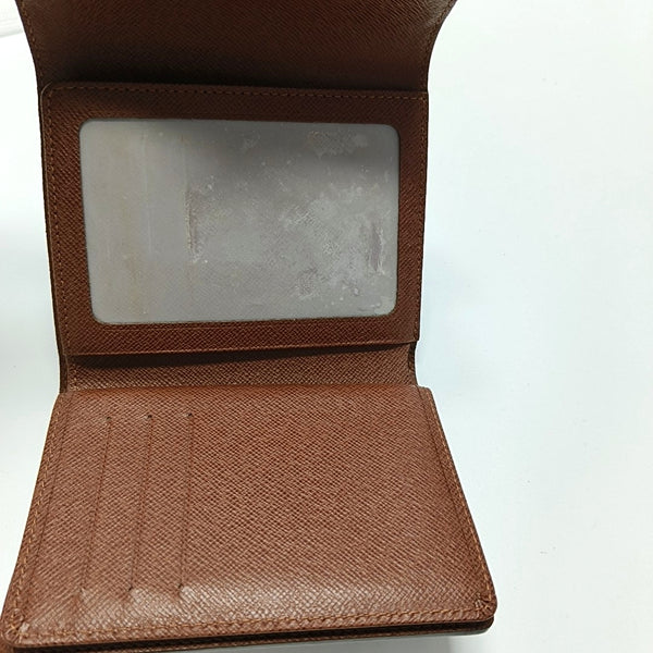 KOALA Monogram Coated Canvas Brown Wallet