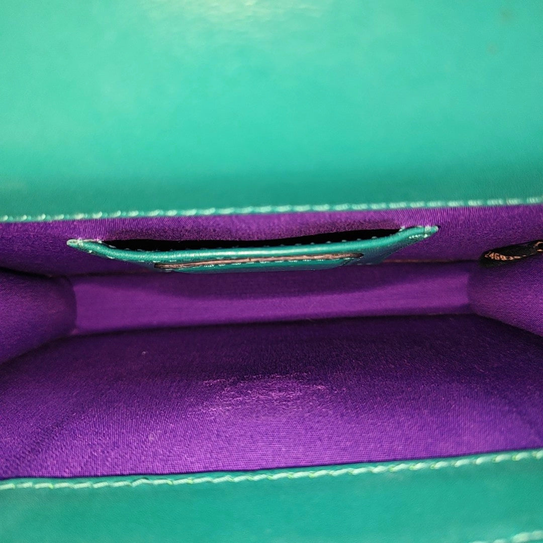 SERPENTI FOREVER Small Calfskin Green