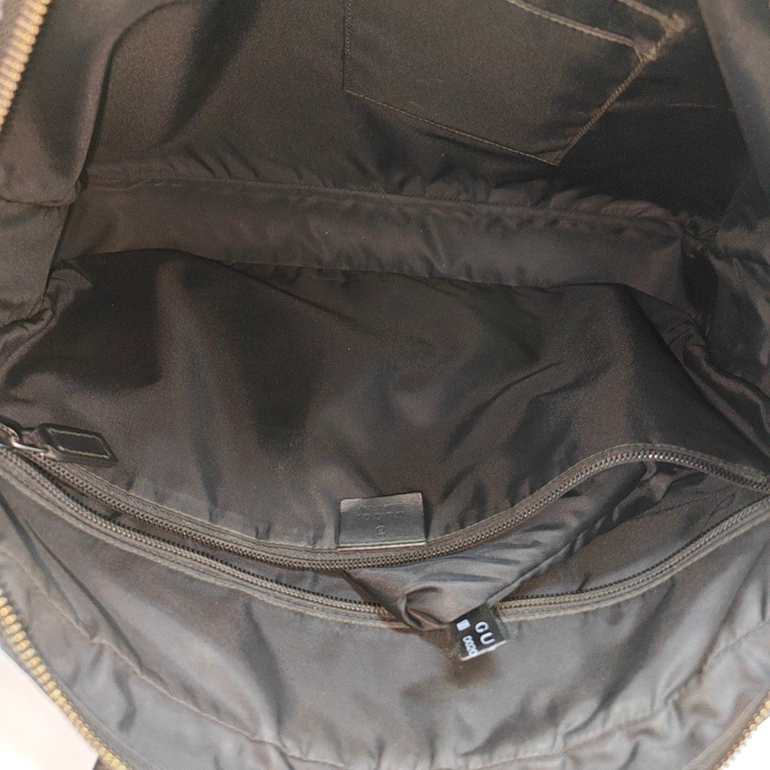 Monogram Coated Canvas Top Handle Bag Black