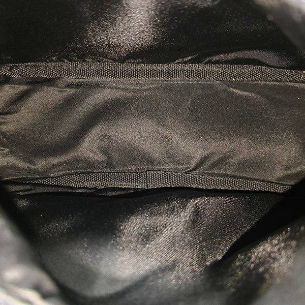 Fabric Shoulder Bag Black