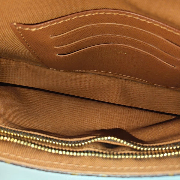 IVY Monogram Coated Canvas Brown