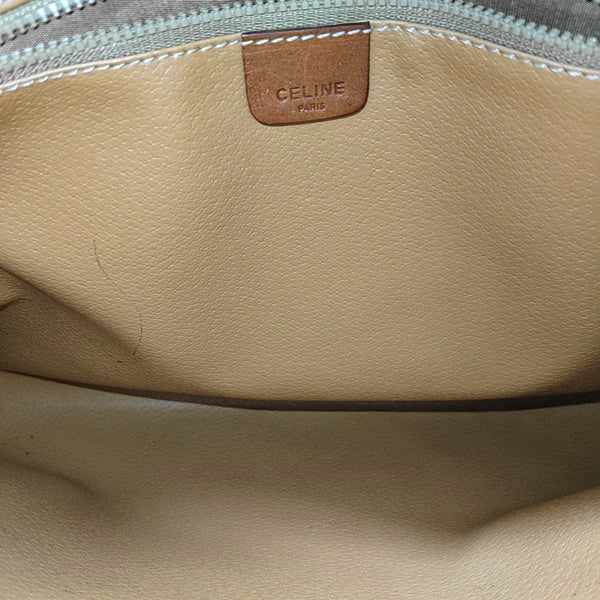 MACADAM CLUTCHES Coated Canvas Brown