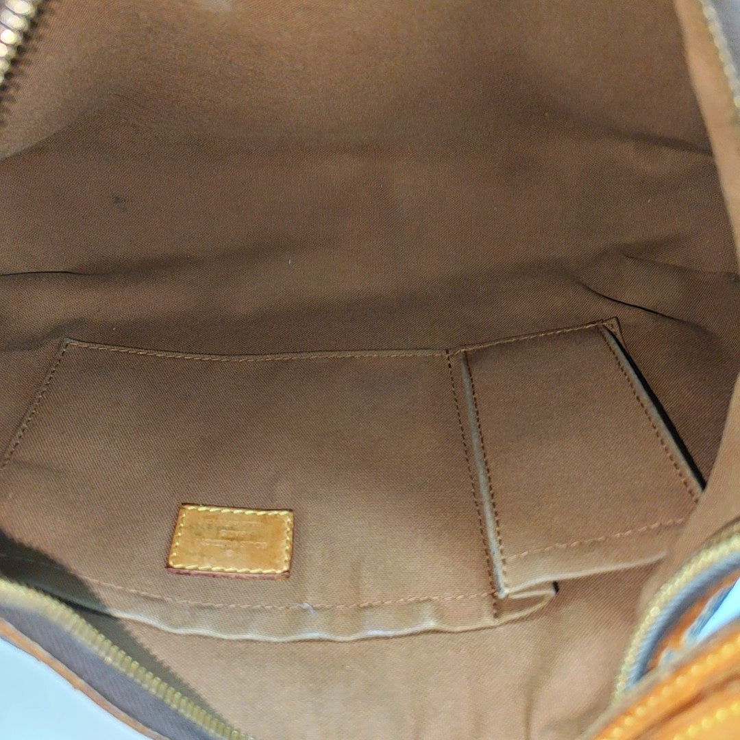 VINTAGE THAMES GM Monogram Coated Canvas Brown