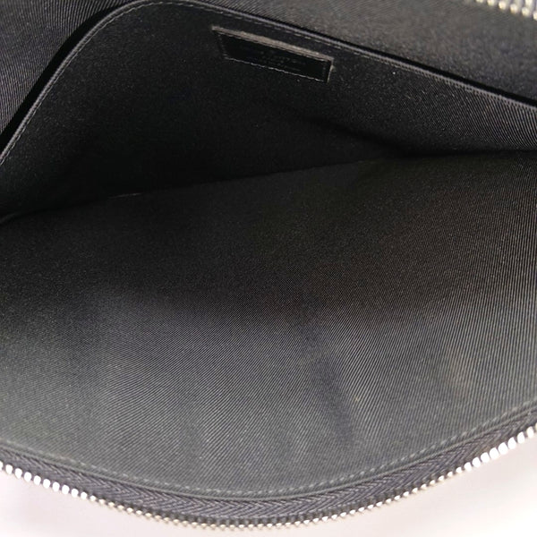 Damier Graphite Coated Canvas Clutch Gray