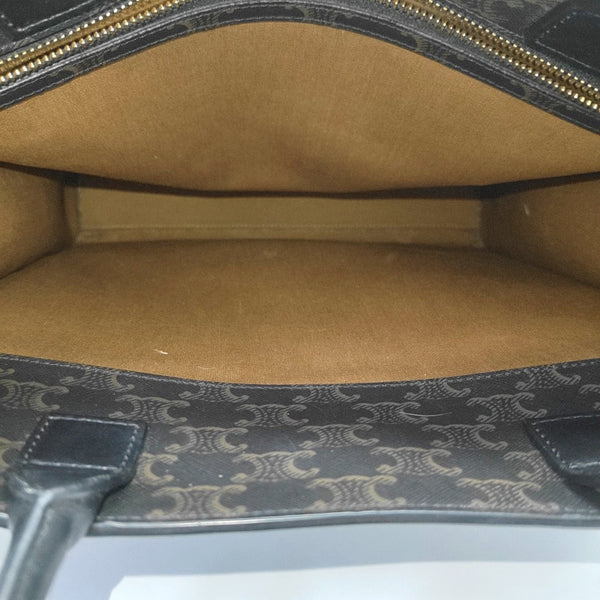 CABAS CELINE Small Coated Canvas Black