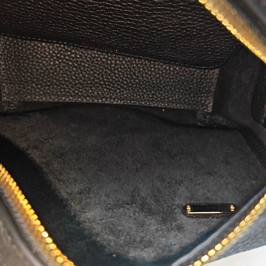 Calfskin Shoulder Bag Black