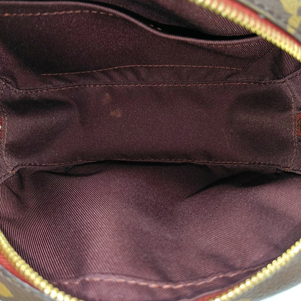 DEAUVILLE Mini Monogram Coated Canvas Brown