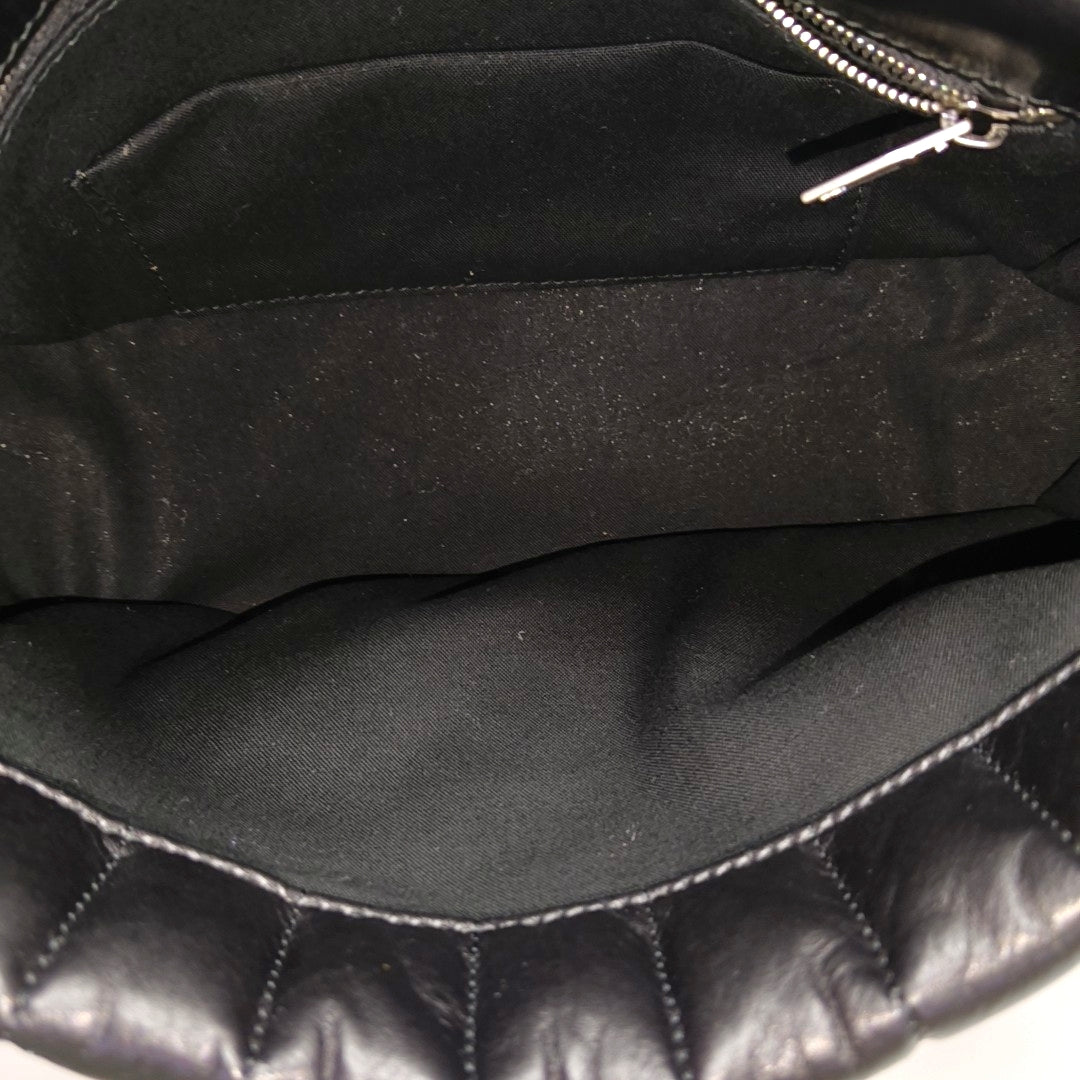 Monaco Small Quilted Calfskin Black