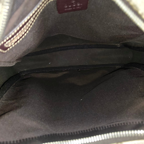 GG Supreme Monogram Coated Canvas Black