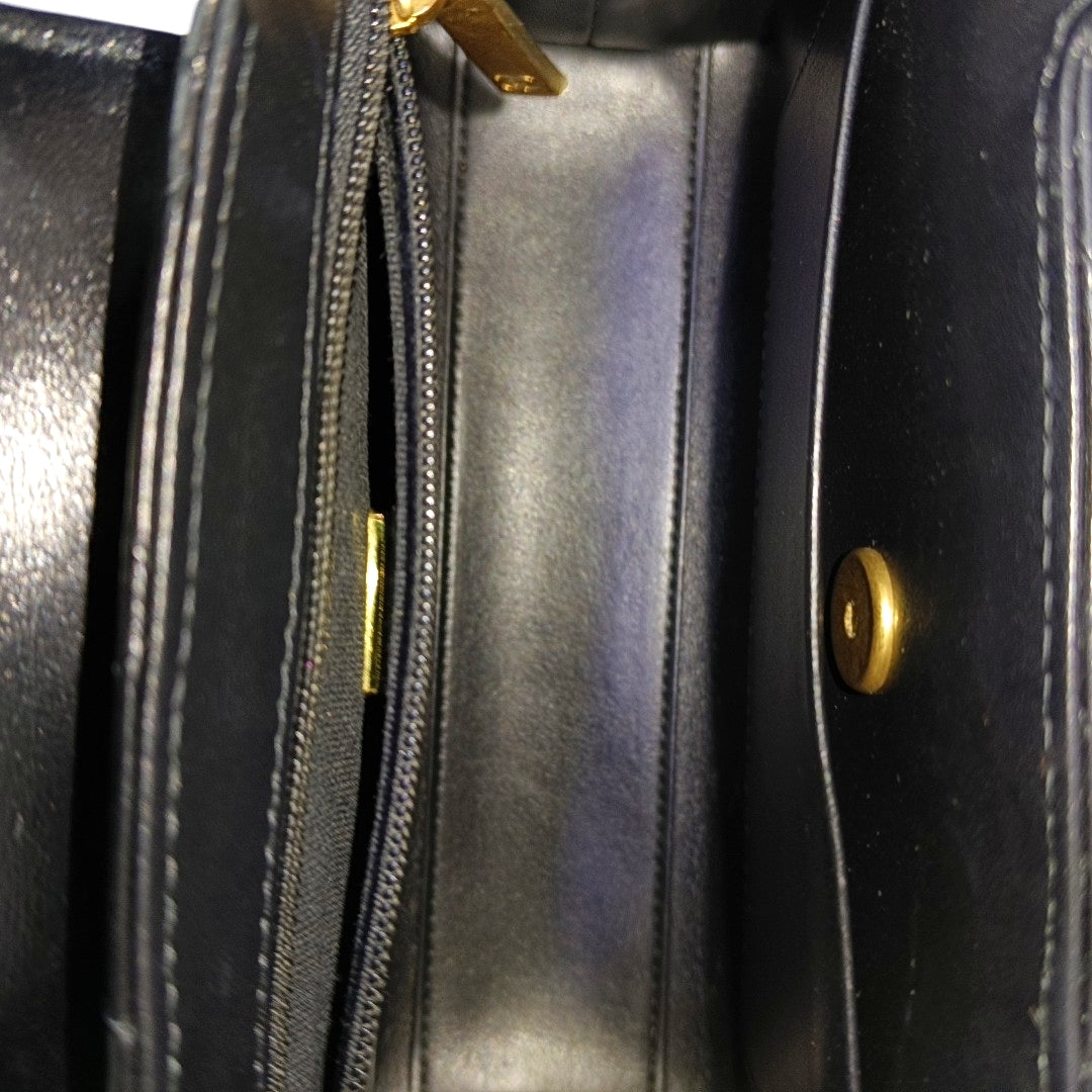 KELLY Mini Quilted Lambskin Black