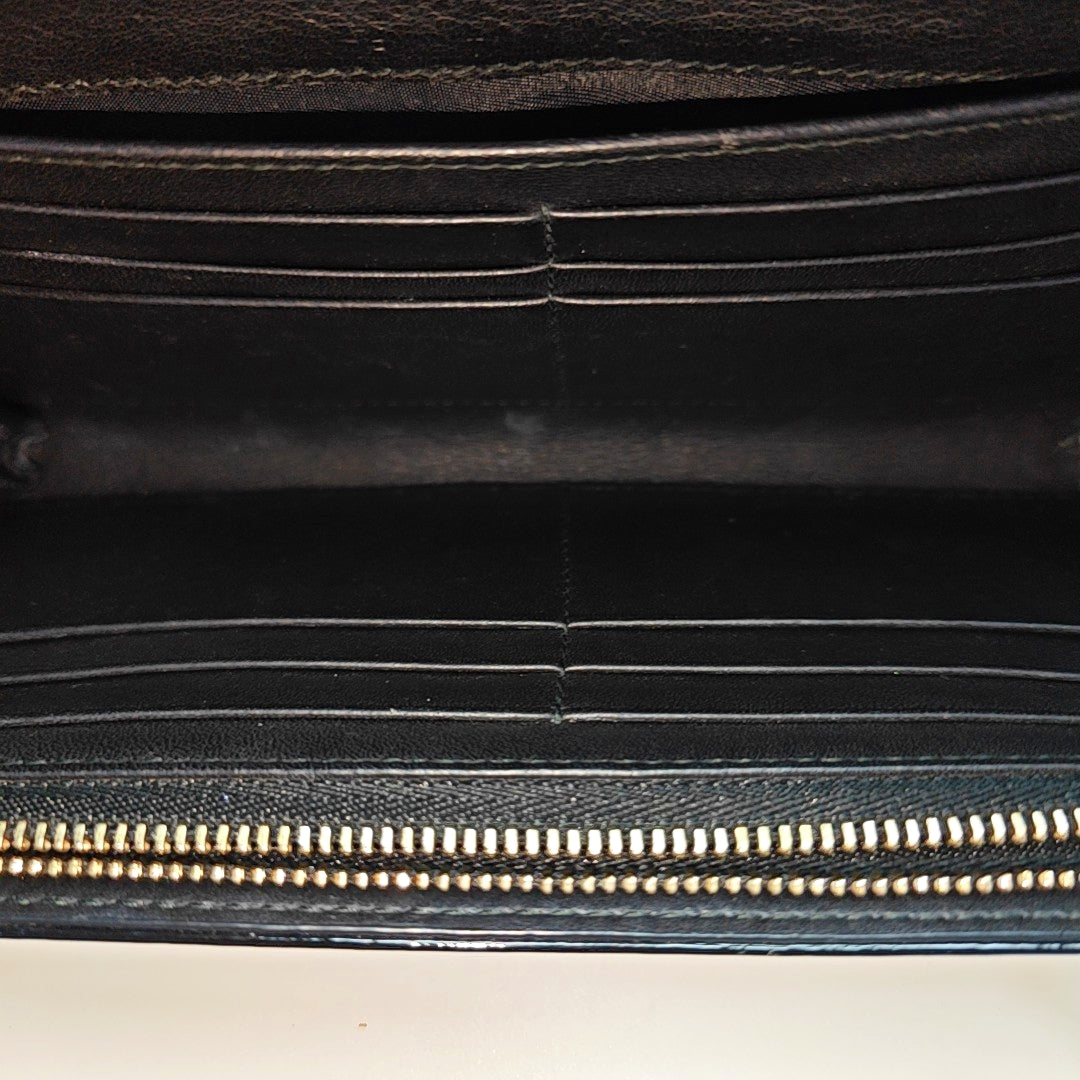 Miss Dior Cannage Patent Leather Black