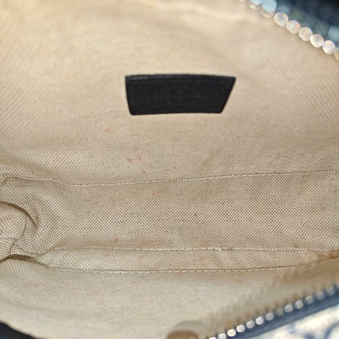 GG Supreme Mini Monogram Coated Canvas Beige