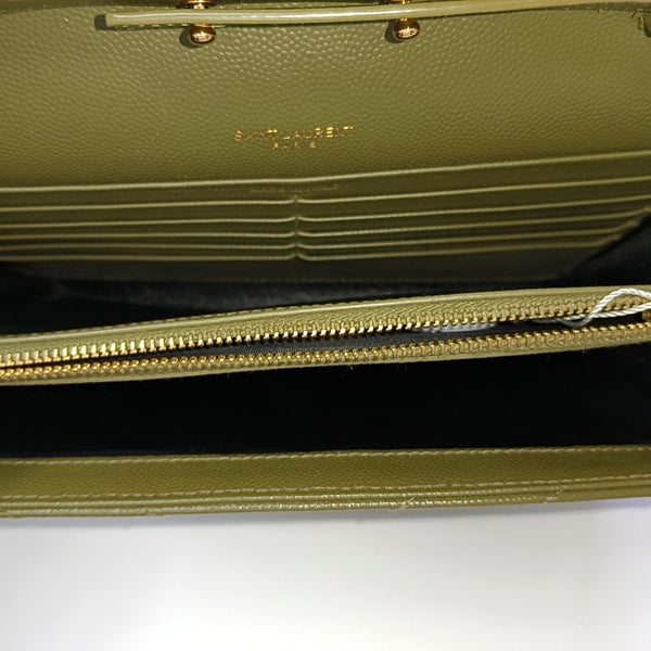 MONOGRAM Medium Chevron Calfskin Green