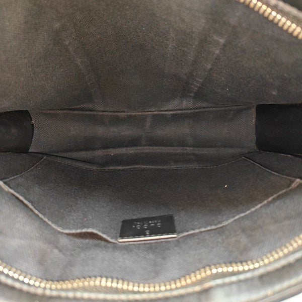 GG Supreme Monogram Coated Canvas Gray