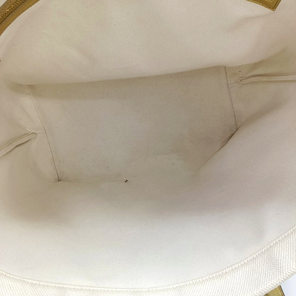Authenticated pre-owned  CABAS CELINE Fabric White - Top Handle Bag at Looply