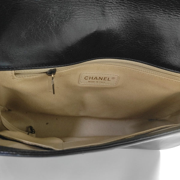 BOY CHANEL Maxi Quilted Calfskin Black