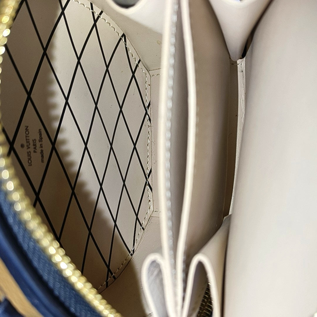 BOITE CHAPEAU Mini Monogram Coated Canvas Brown