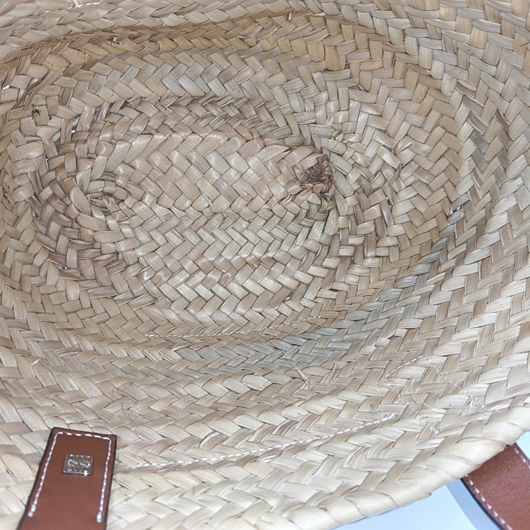 Basket Small Straw Beige