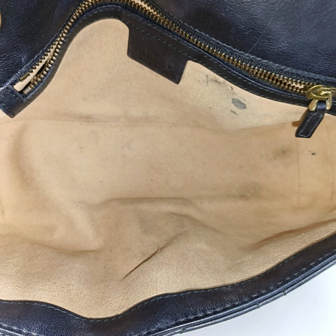 GG Marmont Medium Quilted Calfskin Black