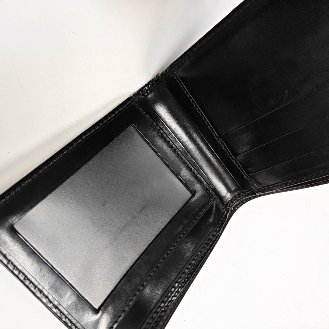 Monogram Coated Canvas Wallet Black
