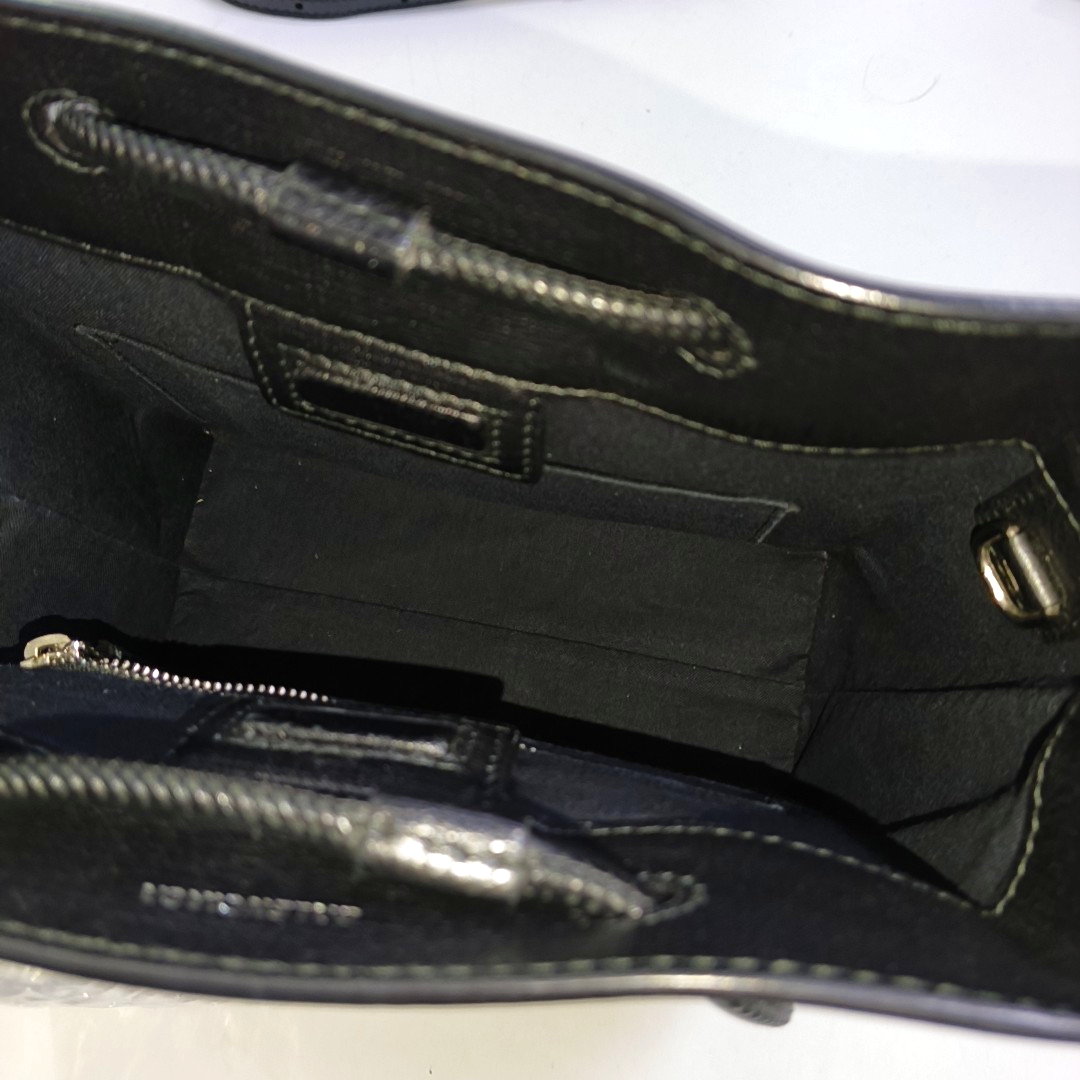 Shopping Bag Super Mini Calfskin Black