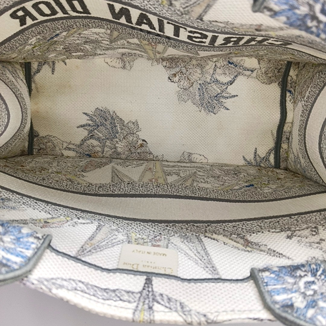 Book Tote Medium Fabric Gray
