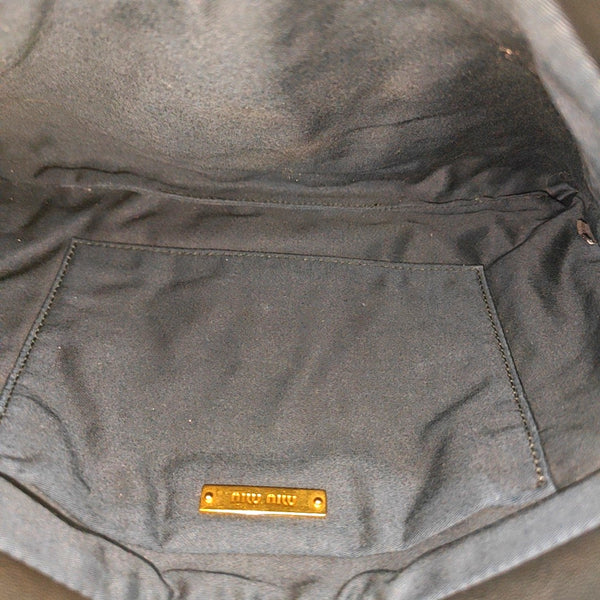 Quilted Lambskin Top Handle Bag Black