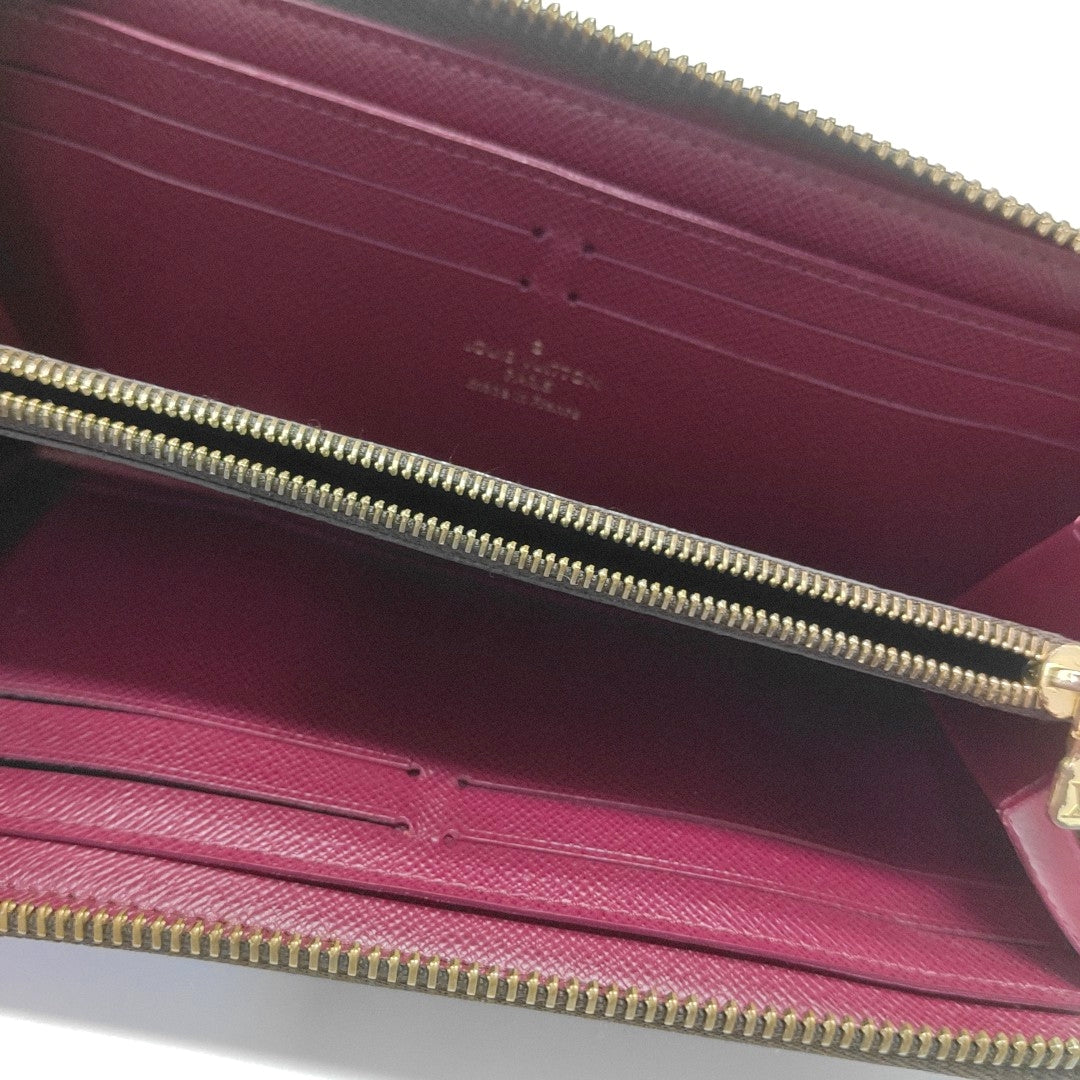 CLÉMENCE Monogram Coated Canvas Brown Wallet