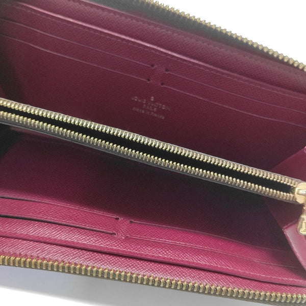 CLÉMENCE Monogram Coated Canvas Brown Wallet