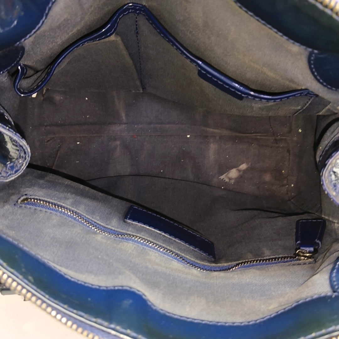 Gladstone Patent Leather Blue