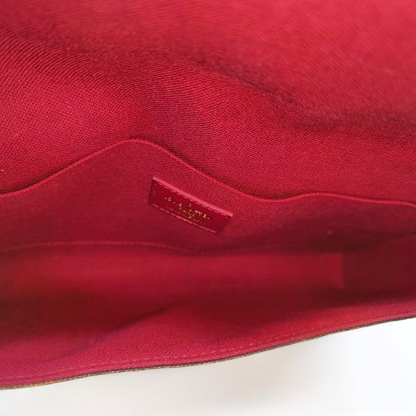 FÉLICIE Monogram Coated Canvas Brown