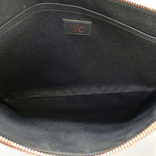APOLLO GM Monogram Coated Canvas Blue